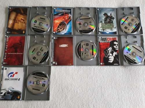 PS2 / Playstation 2 Slim Console + 7 Games + Controller + Box