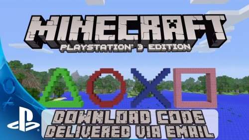 Minecraft Digital Code - PS3/Playstation 3 Game (South African Accounts Only)