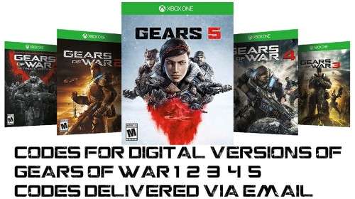 Gears Of War 1,2,3,4 And 5 - Xbox One Games (South African Microsoft Accounts Only)