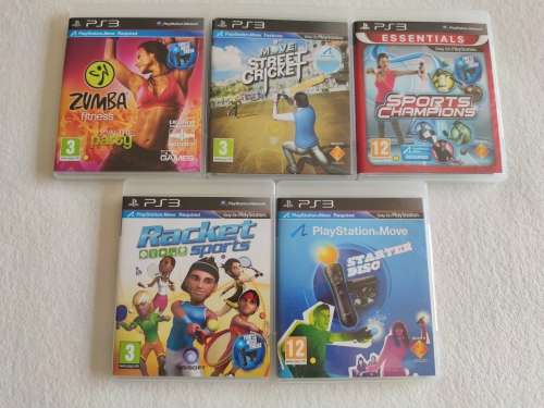 Playstation Move Controllers + Camera + Games (PS3/PS4/PSVR)