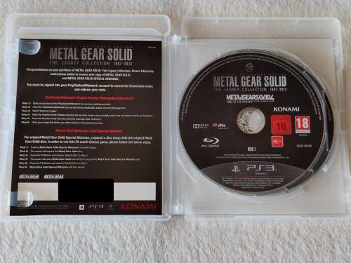 Metal Gear Solid The Legacy Collection - PS3/Playstation 3 Game