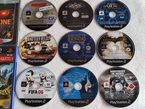 Playstation 2 Console + 15 Games (PS2 Slim)