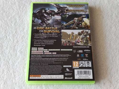 Transformers: Fall Of Cybertron - Xbox 360 Game (PAL)
