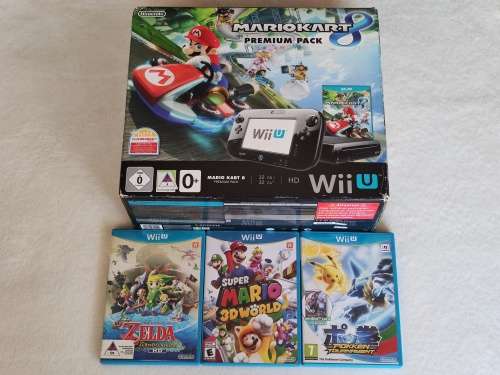 Nintendo Wii U Console + Games