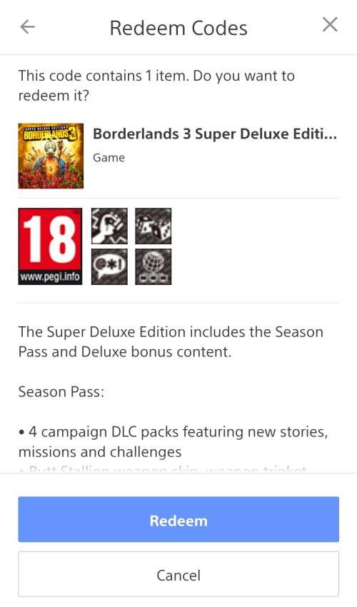 Borderlands 3 Super Deluxe Edition - PS4 / Playstation 4 game