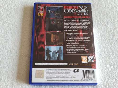 Resident Evil Code Veronica X - PS2/Playstation 2 Game (PAL)