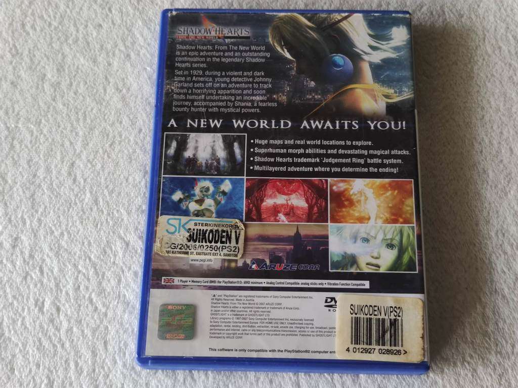 Shadow Hearts From The New World - PS2 / Playstation 2 Game (PAL)