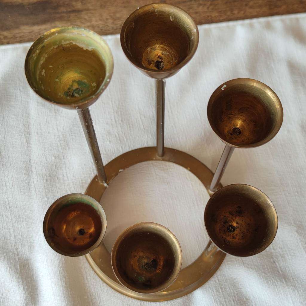 Brass Candlestick Holder
