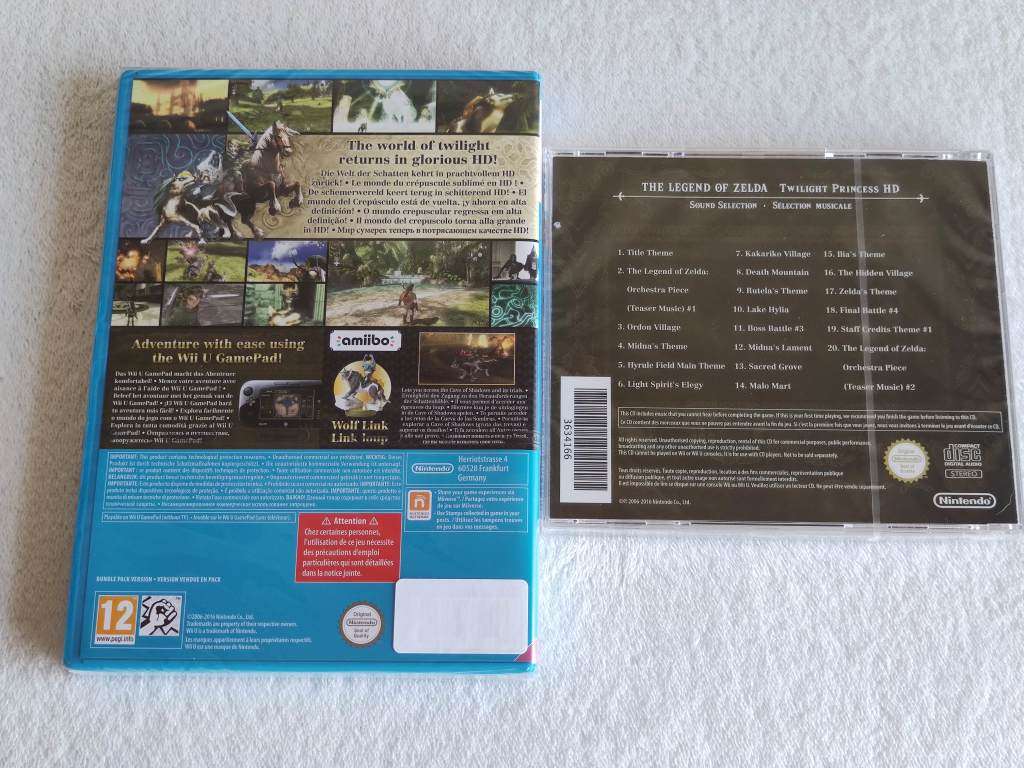 The Legend Of Zelda Twilight Princess HD + Guide - Nintendo Wii U Game (PAL)
