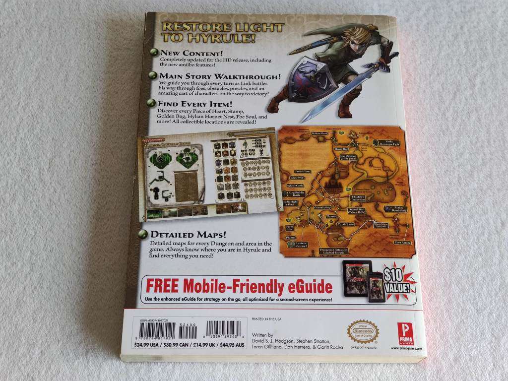 The Legend Of Zelda Twilight Princess HD + Guide - Nintendo Wii U Game (PAL)