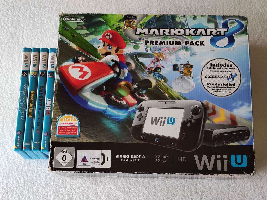 Nintendo Wii U Console + Games