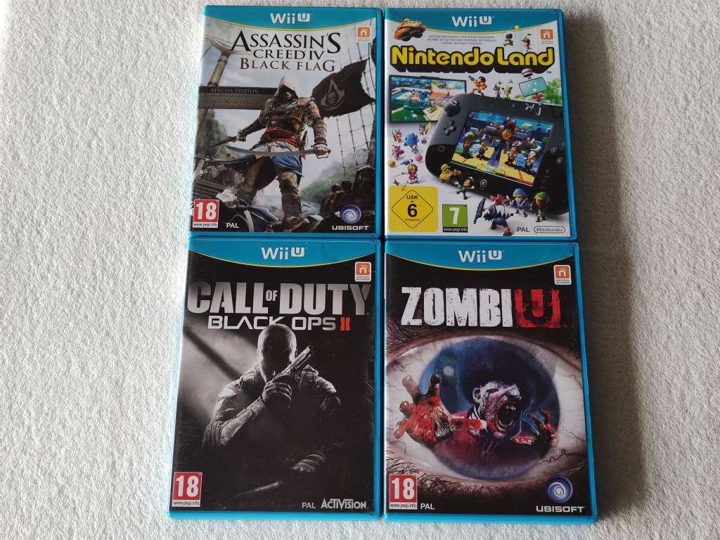 Nintendo Wii U Console + Games