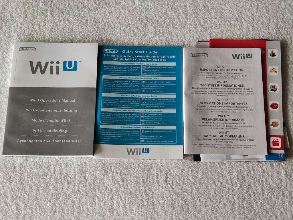 Nintendo Wii U Console + Games