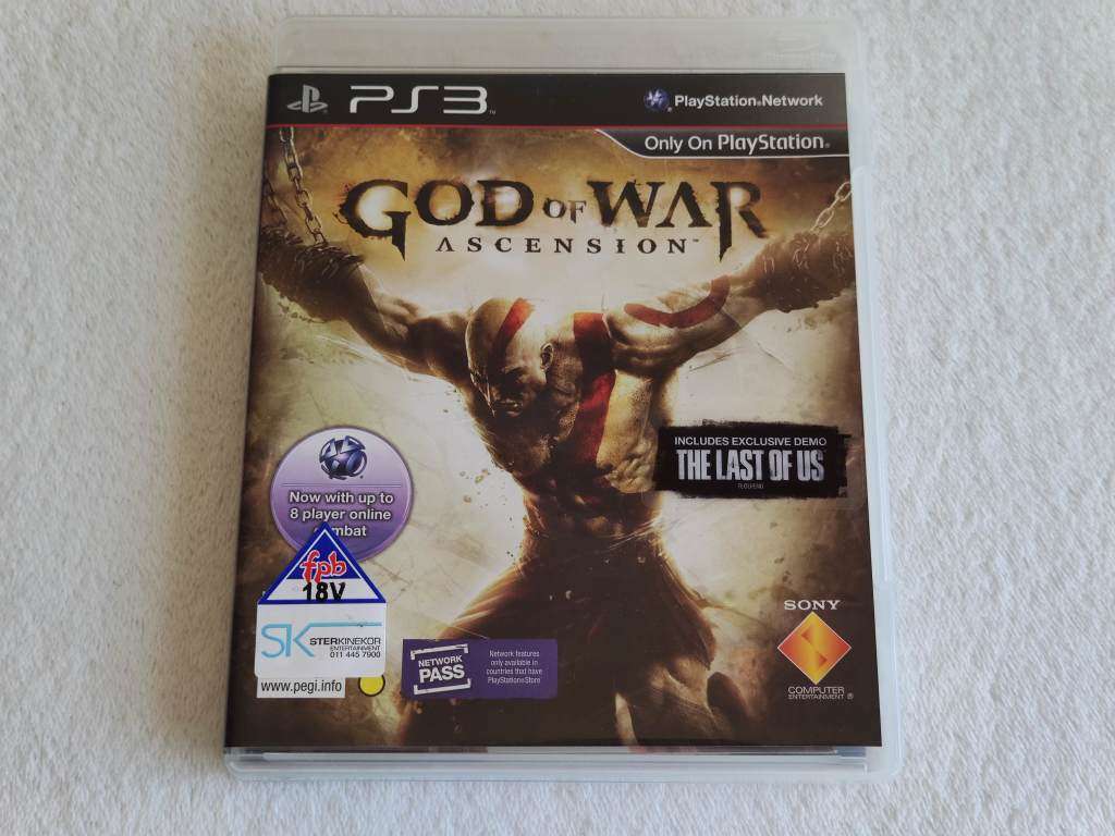 God Of War Ascension - PS3/Playstation 3 Game