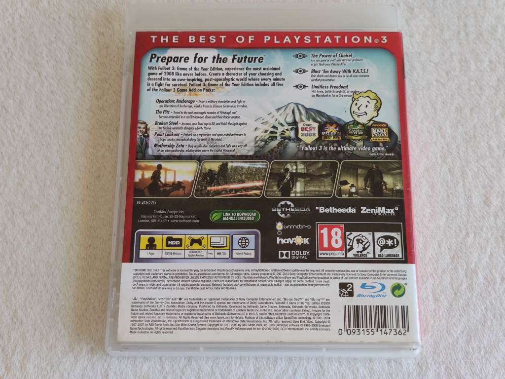 Fallout 3 Game Of The Year Edition - PS3/Playstation 3 Game