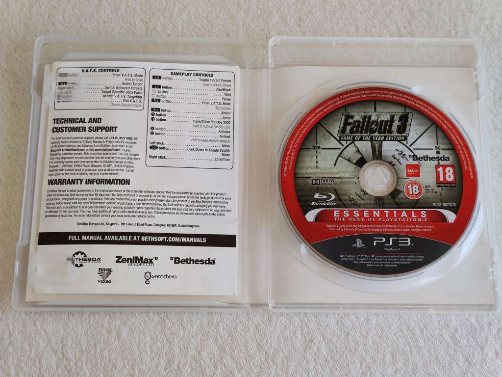Fallout 3 Game Of The Year Edition - PS3/Playstation 3 Game