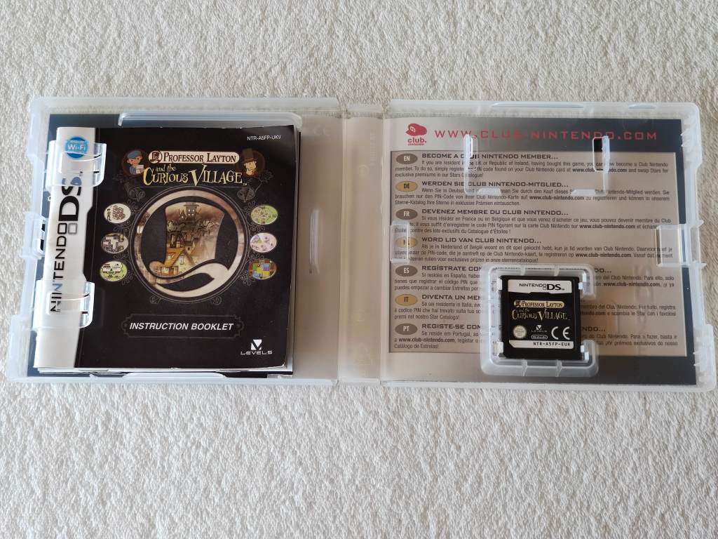 Professor Layton and The Curious Village - Nintendo DS Game