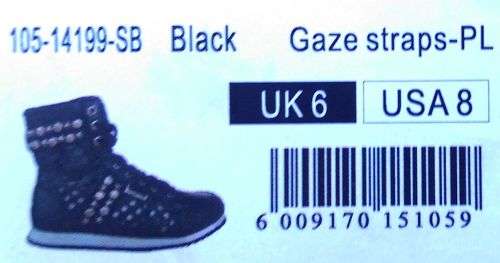 Ladies Sissy Boy ankle-high sneakers (Size 6)