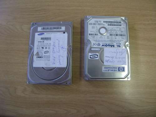 HP 10Gig Hdd And Samsung 40Gig Hdd