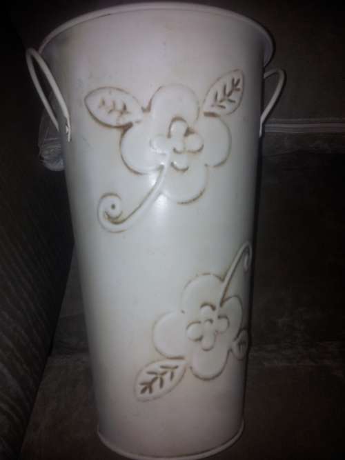 metal vase approx 40cm