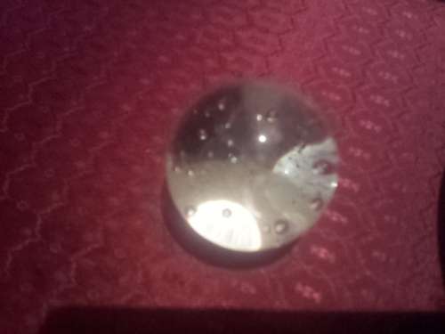 glass paperweight -small see pics for description