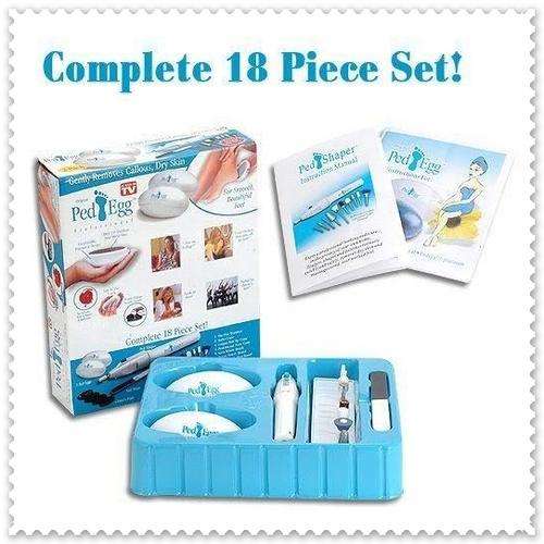 18 Piece Professional Ped Egg  & Ped Shaper Kit