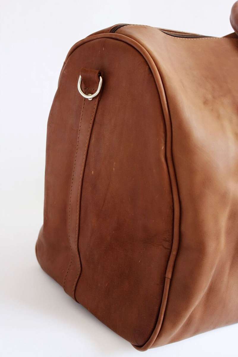 MOKKA - Genuine Leather Duffel Bags