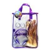Hannah Montana Tote Bag with Wig and Assorted Accessories, purple