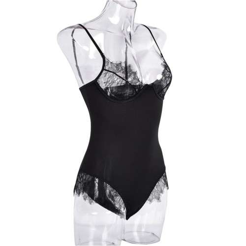 V-Lace Bodysuit Sexy Lingerie -  Size Large