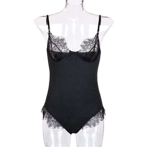 V-Lace Bodysuit Sexy Lingerie -  Size Large