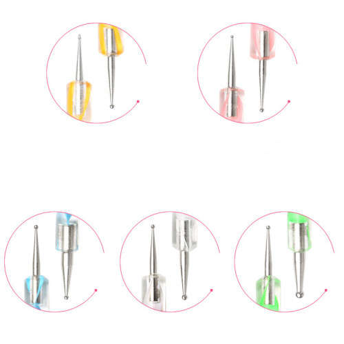 Nails 5Pcs Double Heads Nail Art Dotting Pen