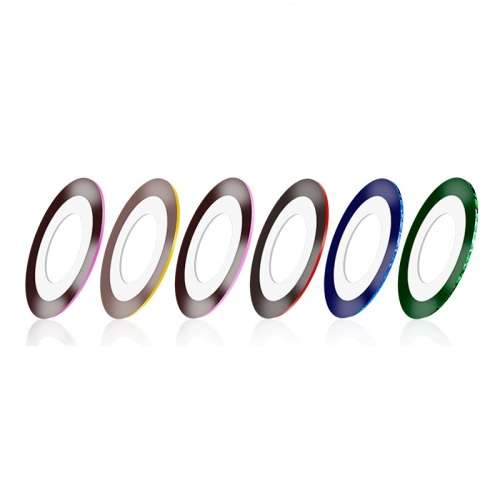 Nail Art Stripping Tape 10 Colours