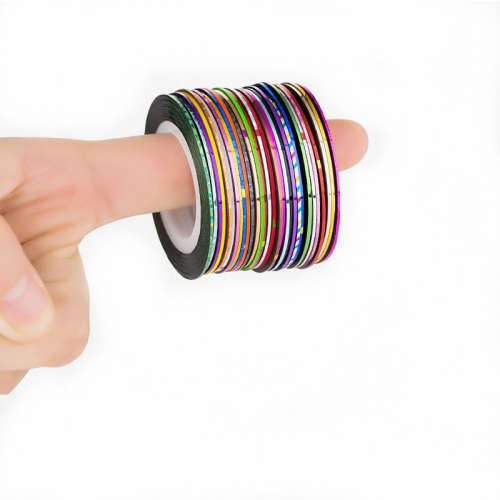 Nail Art Stripping Tape 10 Colours