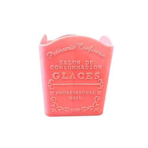 Nails Brush Pot - Pink