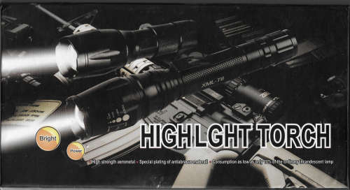 Rechargeable 2000 Lumens Torch