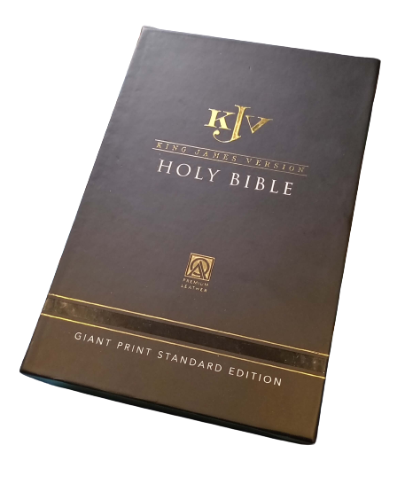 King James Version Giant Print Bible - Gold Gilding