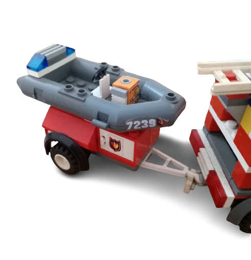 LEGO 7239 City Fire Truck - LEGO 7239