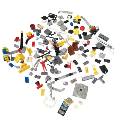 LEGO Pieces Collection - Vehicle Accessories, Turntables, Building Elements, etc