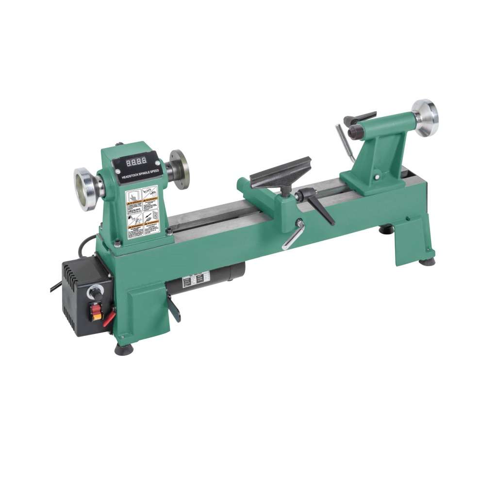 Medium Size Wood Lathe | 300x450mm Variable-Speed Bench top Wood Lathe