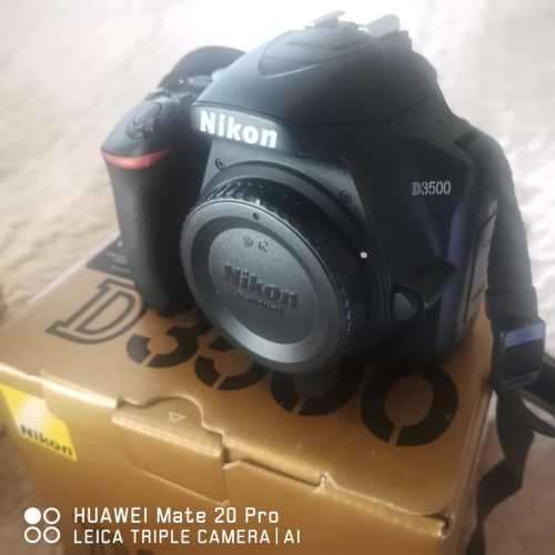 D3500 nikon x 2 lenses