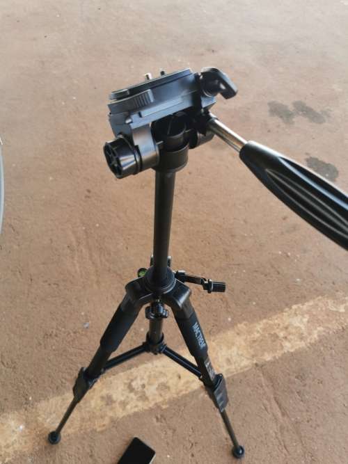 Lightweight Aluminum Mactrem PT55 Travel Camera Tripod for Dslr and phone