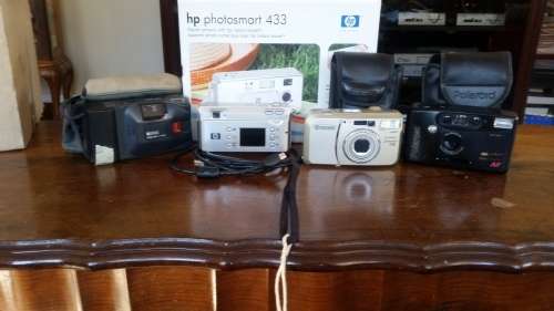 1 x digital & 3 x film cameras