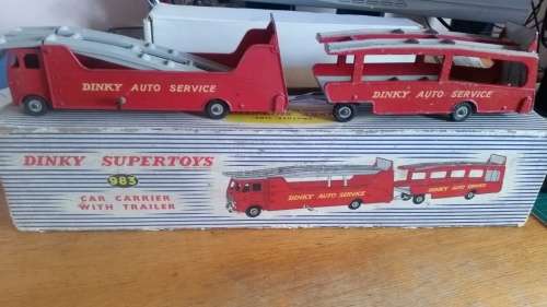 Dinky #983 Car Carrier with Trailer