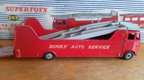 Dinky #983 Car Carrier with Trailer
