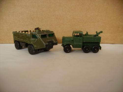 Matchbox #64 Scammel Truck & Matchbox Superfast Personnel Carrier