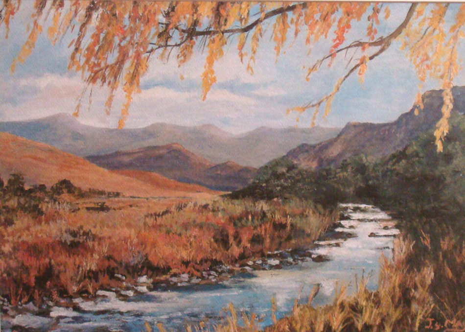 WOW ! !   - REALISM  -  WATER COLOUR or PRINT (Hard to say) -  By J.S. MAY