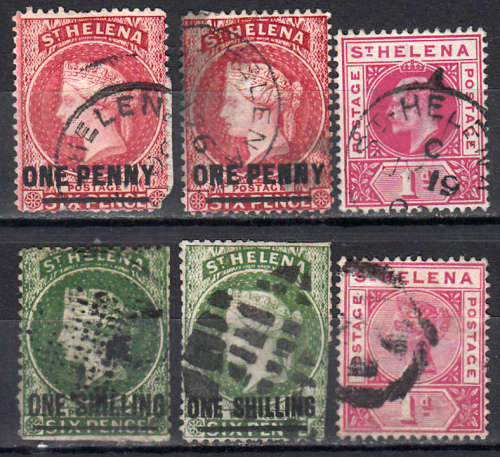 St Helena QV selection , used