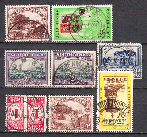 Union of South Africa used cancels