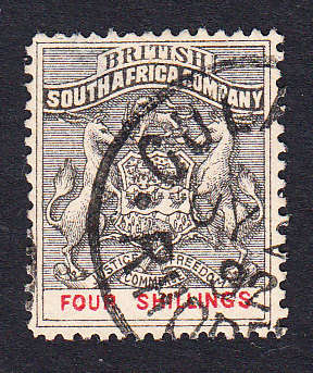 BSAC 1893 4s , used         (thin at top , CV R1000)