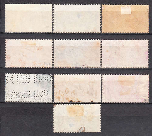 Orange Free State 1878/82 part revenue set , used               ( CV R 731)